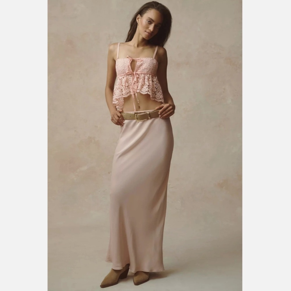 Anthropologie The Tilda Maxi Slip Skirt - Picture 2 of 8